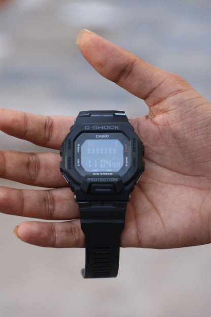 Casio G-SHOCK Black Digital Watch – Tough Series | Shock Resistant | 200M WR