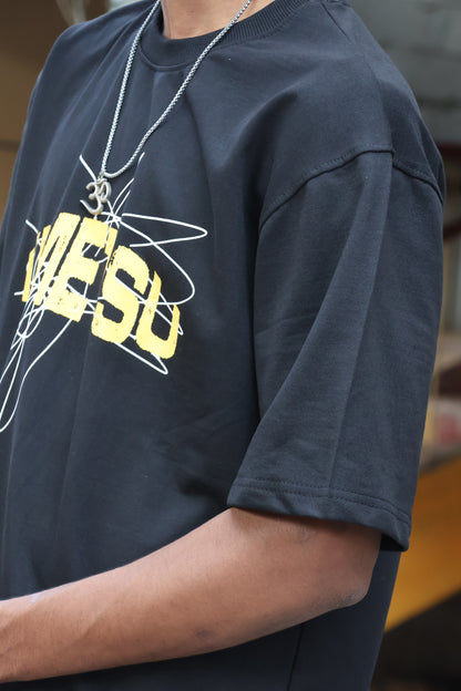 Black Demon Slayer "Kimetsu" Oversized T-Shirt