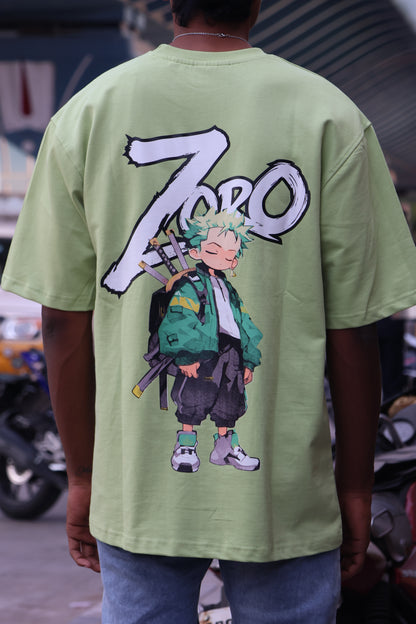 Elite ZORO PRINTED Anime Streetwear Collection – Oversized Heavyweight Tees