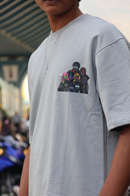 Hashira Squad – Premium Oversized Streetwear Tee