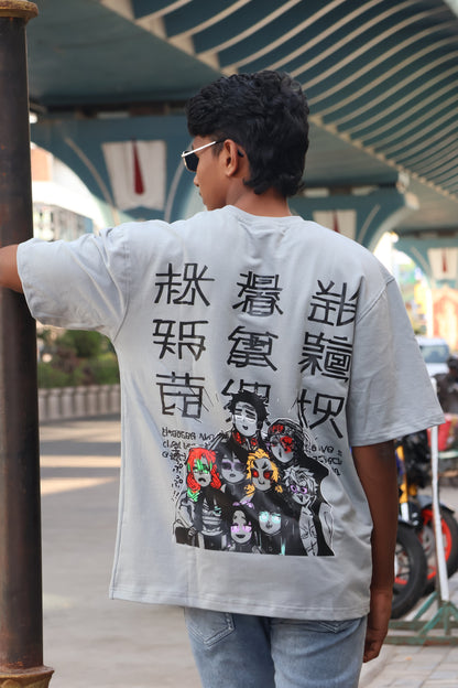 Hashira Squad – Premium Oversized Streetwear Tee