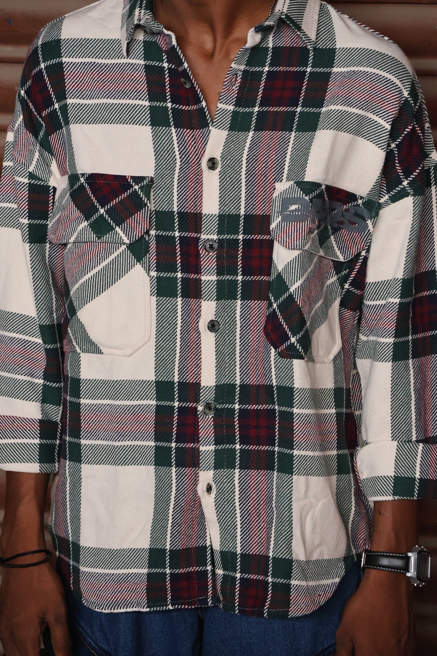 Heritage Forest Check Dual-Pocket Flannel