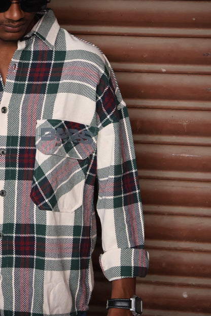 Heritage Forest Check Dual-Pocket Flannel