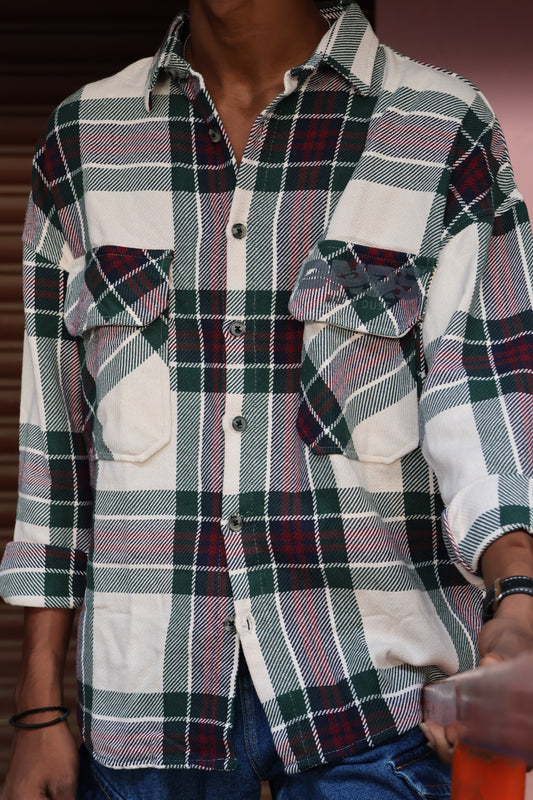 Heritage Forest Check Dual-Pocket Flannel