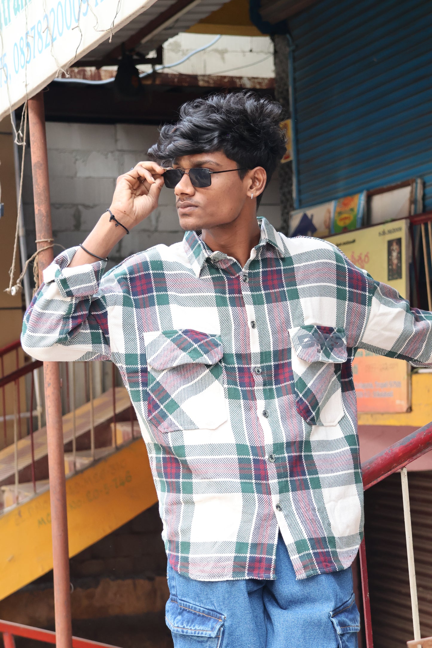 Heritage Forest Check Dual-Pocket Flannel