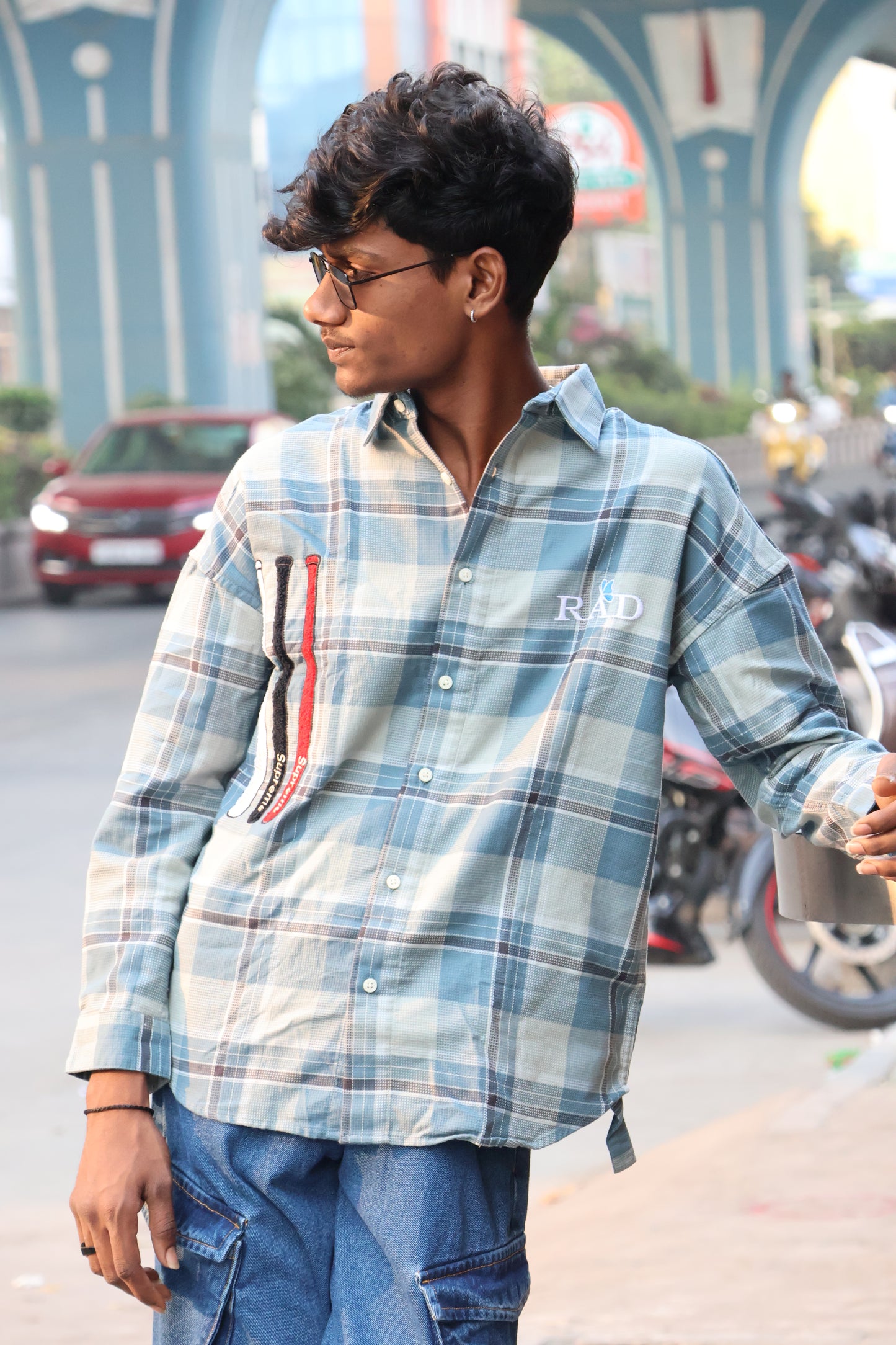 Rad Plaid: The Triple-Stripe Embroidered Flannel