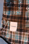 The Nomad Flannel: Earth & Turquoise Tribal Print shirt