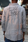 Brooklyn Collegiate Slub-Textured Oversized Shirt