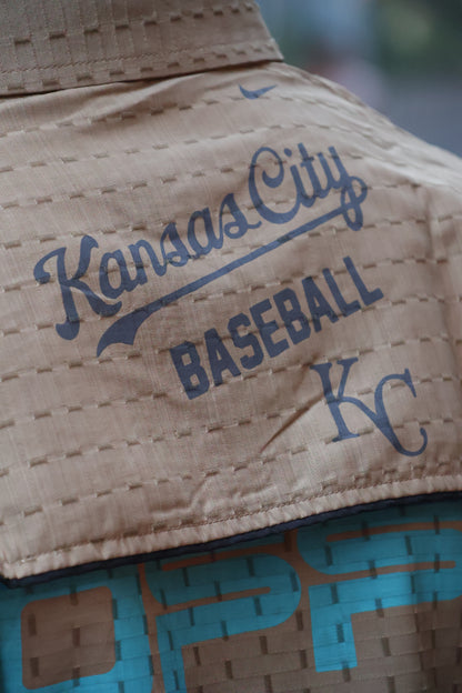 Urban Explorer Textured Graphic Button-Down shirt