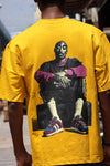 Tupac Graphic Oversized T-Shirt – Yellow Streetwear Edition