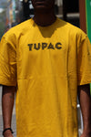 Tupac Graphic Oversized T-Shirt – Yellow Streetwear Edition