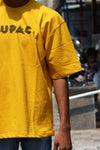Tupac Graphic Oversized T-Shirt – Yellow Streetwear Edition