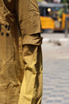 Urban Graphic Layered Long Sleeve T-Shirt – Mustard Edition