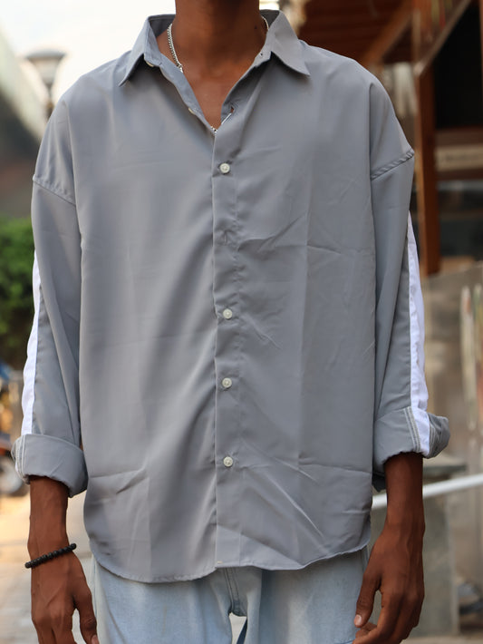 The "Palm Panel" Oversized Utility Shirt