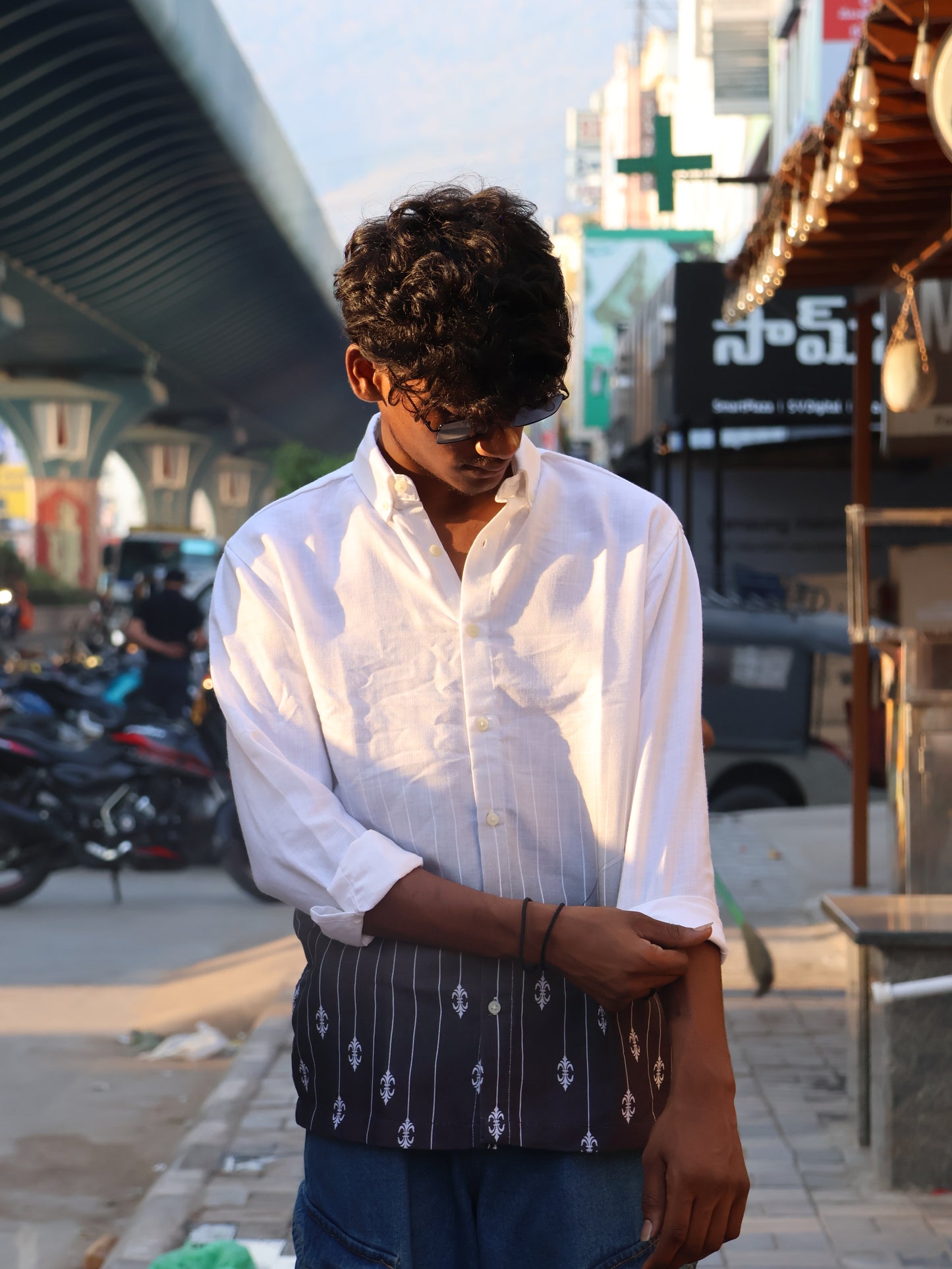 The "Royal Ombre" Pinstripe Shirt