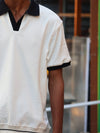 V-NECK  WHITE OLD MONEY T-SHIRT
