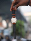 The Explorer’s Digital: World Time Chronograph in Bronze & Leather