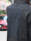 Classic Washed Denim Shirt – Dark Grey