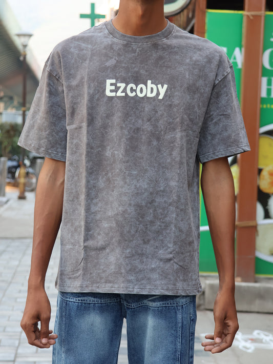 Ezcoby "Weekend" Acid Wash Heavyweight Tee