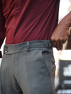 Oxford Grey Gurkha-Style Trousers