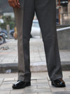 Modern Graphite Extended-Tab Trousers