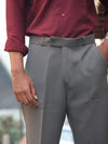 Modern Graphite Extended-Tab Trousers