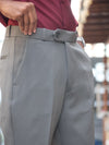 Modern Graphite Extended-Tab Trousers
