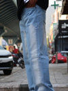 Sky Blue Gradient Relaxed Fit Denim