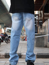 Sky Blue Gradient Relaxed Fit Denim