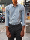 Steel Blue Essential Formal Shirt