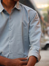 Steel Blue Essential Formal Shirt