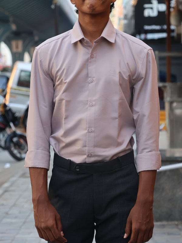 Signature Mauve-Taupe Essential Shirt