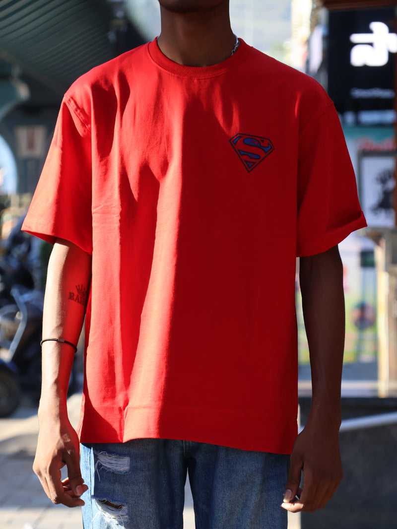 OVER SIZE Superhuman graphic t-shirt