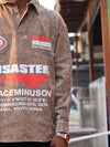 PEACEMINUS ‘Seoul’ Acid Wash Polo T-SHIRTS