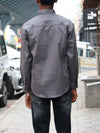 ‘Cruelty’ Horror Montage Shirt - Slate Grey