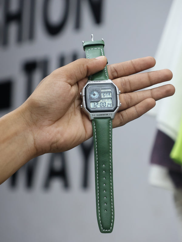 Casio Digital Retro Icon, Elevated Style watch