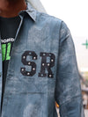 Urban Edge Denim Shirt – FS SR Studded Design