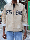Men’s Beige Casual Printed Shirt