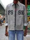 FS SR Studded Grey Streetwear Shirt