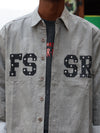 FS SR Studded Grey Streetwear Shirt