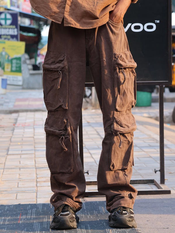 Ultimate Utility Multi-Pocket Cargo Pants – Earth Brown
