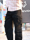Tactical Stealth Multi-Pocket Cargo Pants – Midnight Black