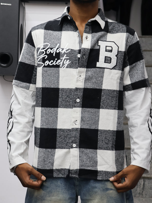 Bodak Society "Shadow" Hybrid Layered Flannel