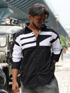 Monochrome Fragment Geometric Shirt