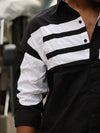 Monochrome Fragment Geometric Shirt