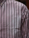 Lavender Script Pinstripe Shirt