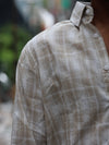 Desert Sand Topographical Linen-Style Shirt