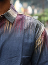 Indigo Horizon Brushstroke Shirt