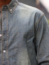 Sun-Faded Indigo Chambray Shirt