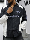 HY/CR Contrast Racing Shirt – Onyx & Chalk